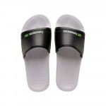 Havaianas Slide Brasil Flip Flop, White And Black Color