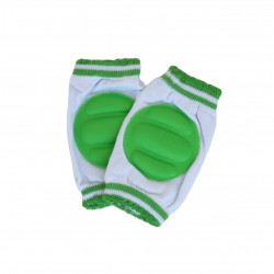 Baby's Knee Pad Anti Slip Crawl Protector with Sponge, Assorted Green