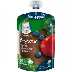 GERBER Organic  Apples, Blueberries & Spinach