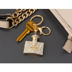 Madame Coco Perfume Bottle Figured Keychain