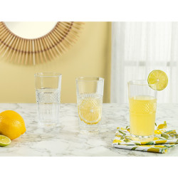 Madame Coco Laurent 4-piece Tall Beverage Glass Set