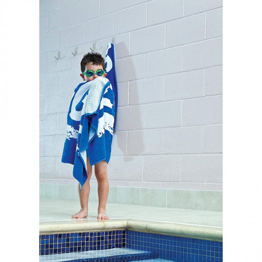 Zoggs Pool  Towel - Blue