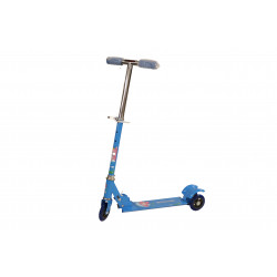 Scooter With Front and Back Wheels, Blue