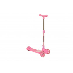 Scooter With two Front Wheels and One Back Wheel, Pink