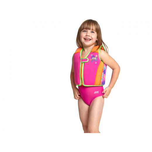 Zoggs Sea Unicorn Swimsure Jacket Pink, 2-3 Year