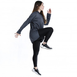 RB Women's Squat Hoodie , Free Size, Dark Grey