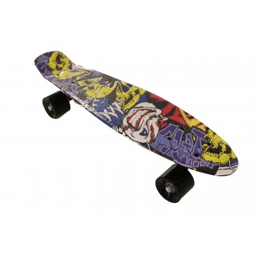 Skateboard Double Kick for Kids and Beginners, Destructive , 55 cm