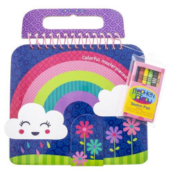 Stephen Joseph Shaped Sketch Pad Rainbow