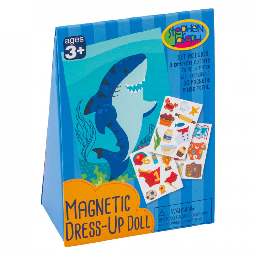 Stephen Joseph Magnetic Dress Up Doll Shark