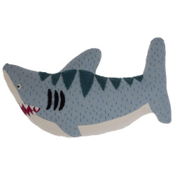 Stephen Joseph Embroidered Pillow Shark