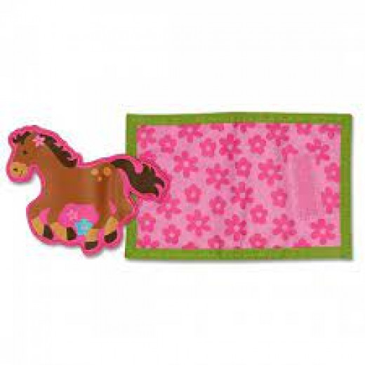 Stephen Joseph Wallet Girl Horse