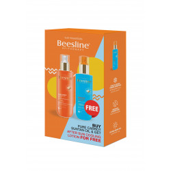 Beesline Pure Carrot Suntan Oil Spf 10 + Free After Sun Cooling Lotion