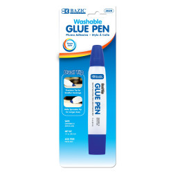 Bazic Washable Dual Tip Glue Pen 29.5 Ml, 1-pack