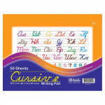 Bazic Cursive Writing Pad, 26.7 X 20.3 cm, 50 Sheets