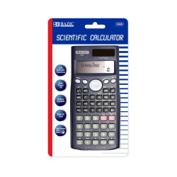 Bazic 240 Function Scientific Calculator W/ Slide-on Case