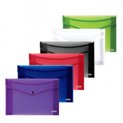 Bazic V-Flap Legal Size Document Holder 1per Assorted