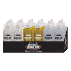 Bazic Color Glitter Glue Silver, Gold Iridescent 120 Ml, 1 Piece