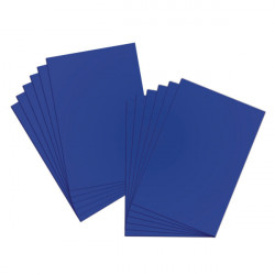 Bazic Dark Blue Poster Board, 5 Sheets