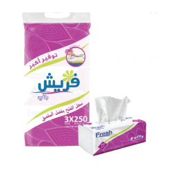 Fresh Buffy Tissues 250*3 Double Tissue