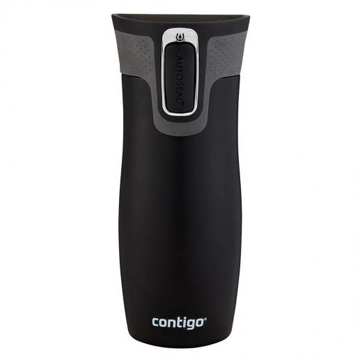 Contigo Autoseal West Loop Vacuum Insulated Stainless Steel Travel Mug 470 ml, Black