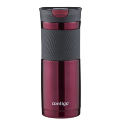 Contigo Snapseal Byron Vacuum Insulated Stainless Steel Travel Mug 470 ml, Vivacious