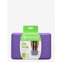 Gaiam Yoga Block Purple