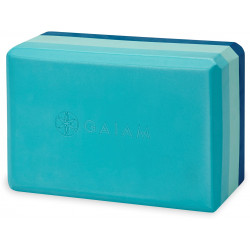 Gaiam Yoga Block Skyline Tri-color