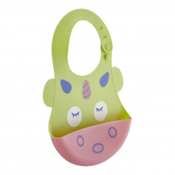 Babyjem baby bib silicone green