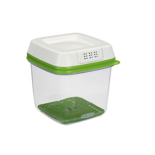 Rubbermaid Clear Square Food Storage Container With Lid,  1.5 L (1 pack)