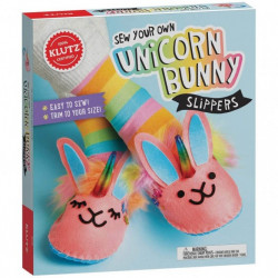 Klutz Sew Your Own Unicorn Bunny Slippers