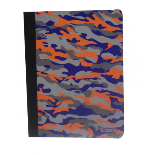 Bazic 100 Sheet Camouflage Composition Book, Assorted