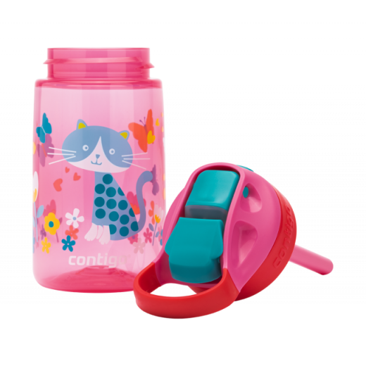 Contigo Autoseal Kids Gizmo Flip 420 ml, Cherry With Cat