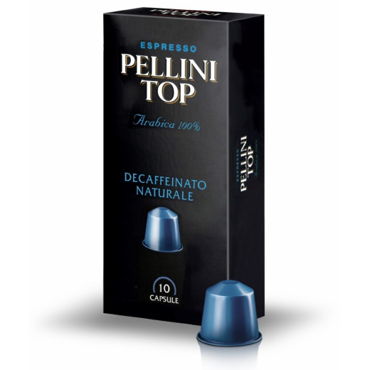 Pellini Top Caps Decaffeinated Arabica Coffee 50g