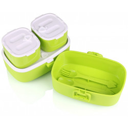 Look Back Lunch Box For Kids, Green Color