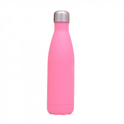 Thermos Water Bottle 500ml - Pink