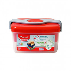 Maped Picnik Lunch Box, Red, 1.4 L