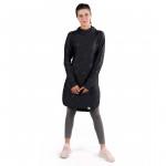 RB Women's Long Running Hoodie, Small Size, Marble Black Color