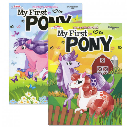 Bazic My First Pony Foil,  Embossed Coloring & Activity Book