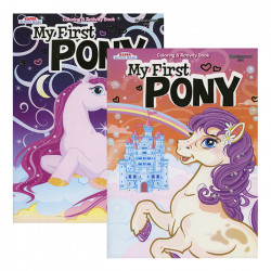 Bazic My First Pony Foil,  Embossed Coloring & Activity Book