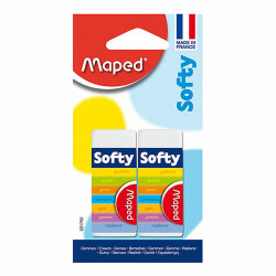 Maped Mini Softy Eraser, 2 Pieces