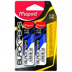 Maped Lead 0.5mm Lead Case, 2 Pcs