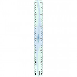 Maped Triple Demethimeter Crystal Ruler 30 cm