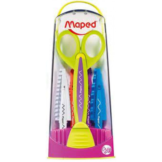 Maped Craft Scissors 5 Piece , Assorted Colors