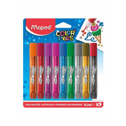 Maped Color Glitter Glue 9 Colors 10,5ml