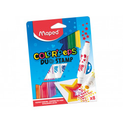 Maped Color Peps Duo Stamp, 8 Pens