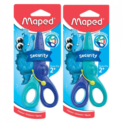 Maped Security Scissors 12cm, Assorted