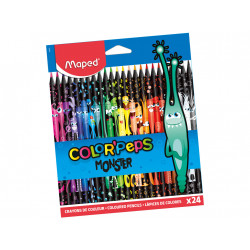 Maped Monster Coloured Pencils 24 Pack