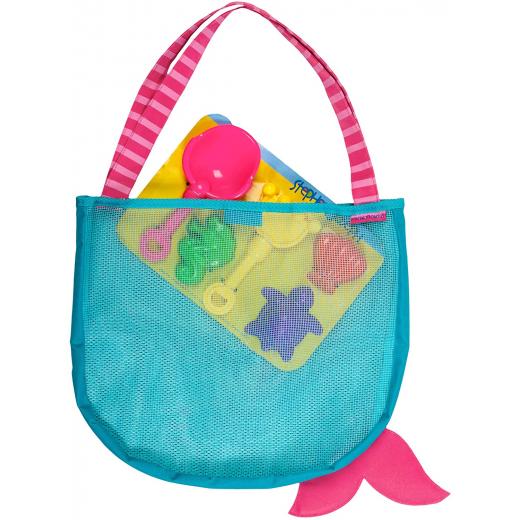 Stephen Joseph Beach Totes with Sand Toy Play Set, Mermaid