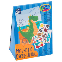 Stephen Joseph Magnetic Dress Up Doll Dino