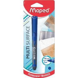 Maped Permanent Marker ,Multi Surface ,Blue